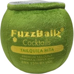 Fuzz Ballz Plush Toy - Funny Alcohol Dog Toy - Parody Toy - Squeaky Funny Toy for Small, Medium and Large Dogs in Kuwait