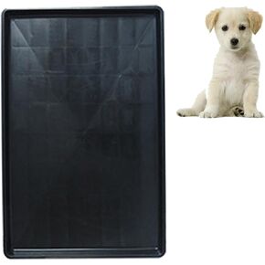 Dog Crate Pan Replacement Bottom Tray for Pet Cages Crates Avoid Water or Food Spilling Out Dishwasher Safe Black 17.3" LX11.4 WX1.2 H in Saudi Arabia