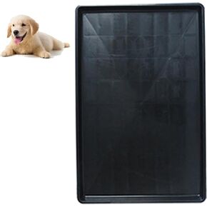 Dog Crate Pan Replacement Bottom Tray for Pet Cages Crates Avoid Water or Food Spilling Out Dishwasher Safe Black 22.8" LX16.3 WX1.2 H in Saudi Arabia