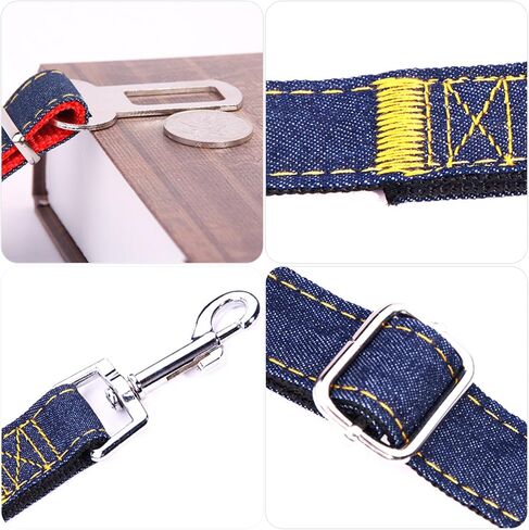 Reflective Dog Harness with Adjustable Leash Set, Comfortable for Outdoor Walking and Hiking, No-Pull Design for Safety in Saudi Arabia