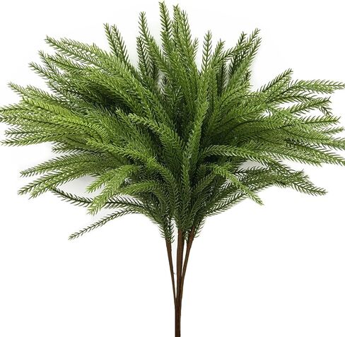 نباتات CATTREE الاصطناعية لعيد الميلاد، شجيرات العشب البلاستيكية الصناعية، أوراق شجيرات محاكاة أوراق وهمية، المنزل الداخلي والخارجي، حديقة الزفاف، قاعة الديكور، قاعة المكتب، حشو زارع الطاولة - ذهبي، عبوتان in Kuwait