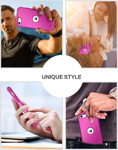 حافظة BENTOBEN لهاتف iPhone SE 2022 وحافظة iPhone SE 2020، شديدة التحمل 3 في 1، هيكل كامل متين ومقاوم للصدمات، حافظة مطاطية ناعمة من البولي كربونات الناعم لهاتف iPhone SE 3rd/2nd Gen، أرجواني فاتح/لافندر in Kuwait