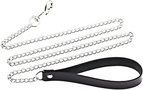 1Pcs PU Leather with Buckle Sexy Leash Couple Cosplay Leash Small Pet Chain Leash Cosplay Accessories for Small Dogs in Saudi Arabia