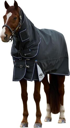 WeatherBeeta ComFiTec Ultra Turnout Detach-A-Neck 360g, Charcoal, 78" in Saudi Arabia