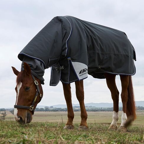 WeatherBeeta ComFiTec Ultra Turnout Detach-A-Neck 360g, Charcoal, 78" in Saudi Arabia
