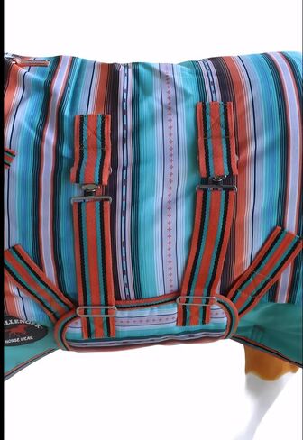 58 "1200D مصغرة الفطام حمار المهر الحصان مهرا الشتاء بطانية Serape 51984B in Saudi Arabia