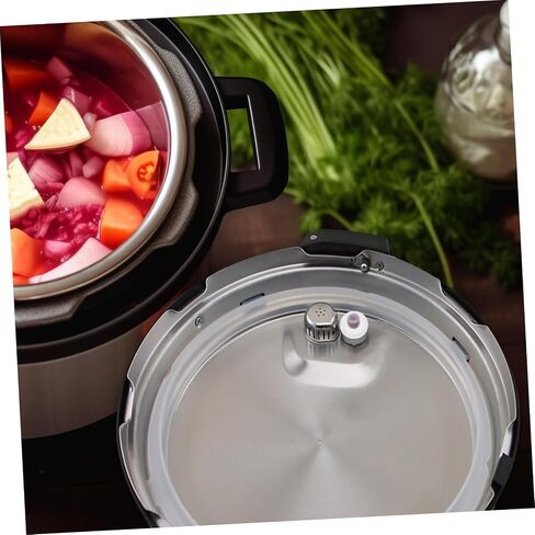 Gadpiparty Pack Pressure Cooker Safety Valve Stainless Steel Float Stem Silicone Ring Replacement for Electric Pressure Cookers Steam Release Valve in Saudi Arabia