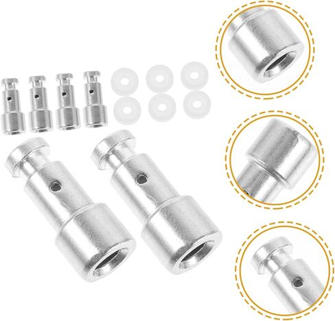 Gadpiparty Pack Pressure Cooker Safety Valve Stainless Steel Float Stem Silicone Ring Replacement for Electric Pressure Cookers Steam Release Valve in Saudi Arabia