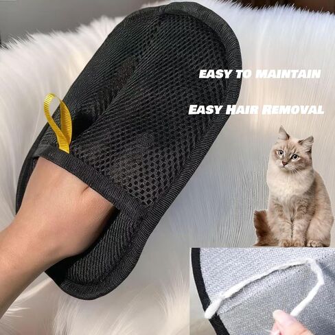 Pet Hair Removal Gloves, Grooming and Fur Removal Tool for Cats and Dogs, 2-Pack in Saudi Arabia