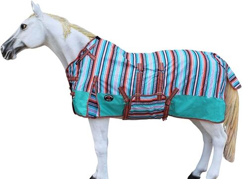 78" 1200D Turnout Heavy-Weight Bellyband Rain Horse Winter Blanket Serepe 5B109 in Saudi Arabia