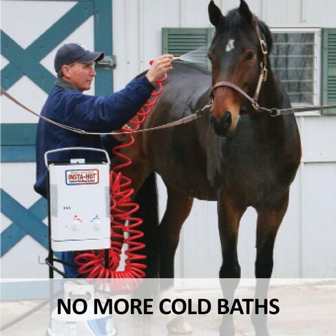 Original Portable Equine Washing System | Ultimate Comfort with Instant Warm Water | Comfortable, Stress-Free Horse in Saudi Arabia
