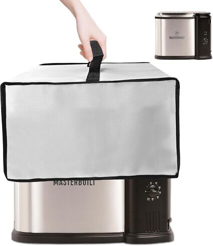 Electric Fryer Cover for Masterbuilt 3-in-1 10 Liter XL Electric Fryer MB20012420—Heavy-Duty Waterproof Heat-resistant Dustproof Electric Fryer Protective Case Deep Fryer Cover (Black) in Saudi Arabia