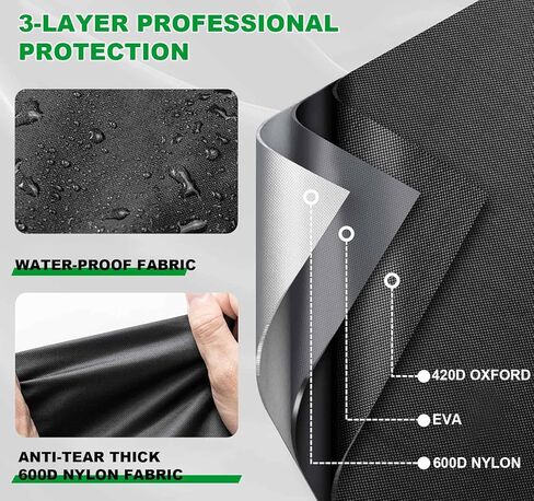 Electric Fryer Cover for Masterbuilt 3-in-1 10 Liter XL Electric Fryer MB20012420—Heavy-Duty Waterproof Heat-resistant Dustproof Electric Fryer Protective Case Deep Fryer Cover (Black) in Saudi Arabia
