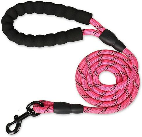 Dog Basic Collars Strong Dog Leash, Leash with Comfortable Padded Handle and Highly Reflective Large and Medium Dog pet Accessories(B) in Saudi Arabia