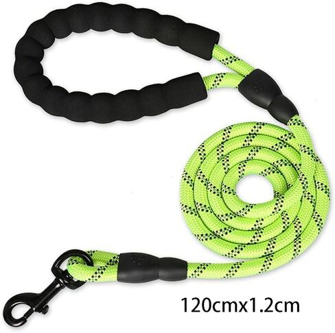 Dog Basic Collars Strong Dog Leash, Leash with Comfortable Padded Handle and Highly Reflective Large and Medium Dog pet Accessories(B) in Saudi Arabia