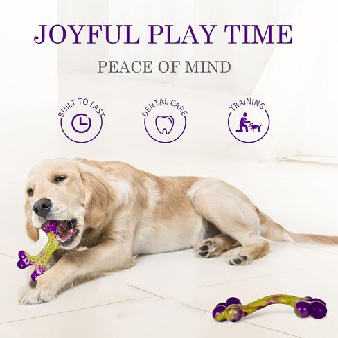 Tough Dog Toys for Aggressive Chewers,Indestructible Dog Toy for Large Dogs, Dog chew Toys,Bacon Flavored,Keeps Dogs Busy in Saudi Arabia