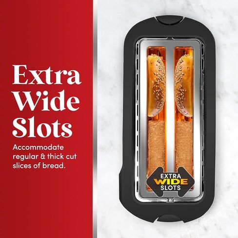 NEW Elite Gourmet ECT4200D محمصة خبز رقمية ذات فتحة طويلة 4 شرائح، شاشة تعمل باللمس، 6 ظلال توست، تذويب، إعادة تسخين وإلغاء الوظائف، فتحات واسعة للغاية 1.5 بوصة، تناسب الخبز التخصصي والخبز والمزيد، غير القابل للصدأ in Kuwait