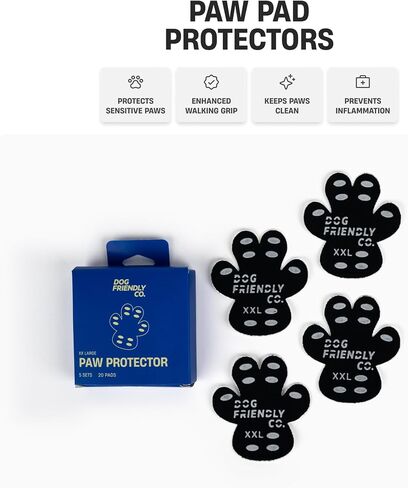 DF Co. Dog Paw Pad Protector | Protects from Hot Surfaces, Provides Extra Grip, Keeps Paws Clean, Prevents Paw Allergies (XL, 20, Count) in Saudi Arabia