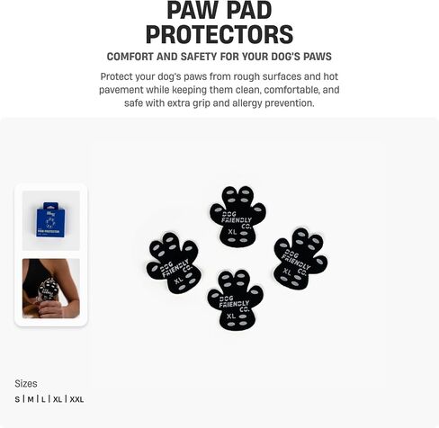 DF Co. Dog Paw Pad Protector | Protects from Hot Surfaces, Provides Extra Grip, Keeps Paws Clean, Prevents Paw Allergies (XL, 20, Count) in Saudi Arabia