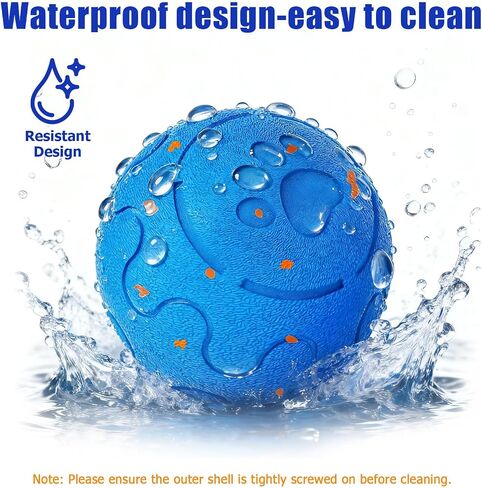 Interactive Dog Ball Auto Rolling, 3 Mode Auto Bouncing Ball, Automatic Moving, Rotating and Bouncing, Chew Proof E-TPU, Type-C Rechargeable, Activated Dog Stimulation, Toy to Keep Them Busy in Saudi Arabia