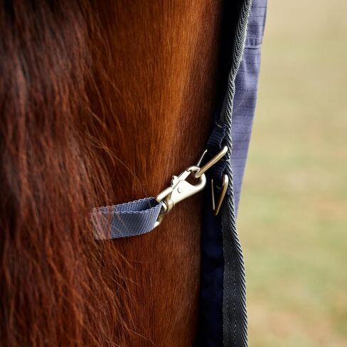 WeatherBeeta ComFiTec Tyro Turnout Combo Neck 50g, Navy/Charcoal, 72" in Saudi Arabia