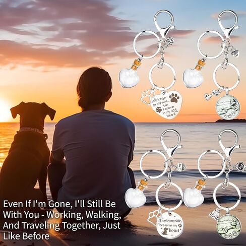 Dogs Cats Memorial Gifts Pet Memory Keychain Loss of Pet Sympathy Gift for Loss Dog Fur Ashes Keepsake Passing Away in Saudi Arabia