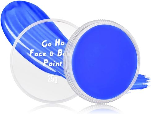 Go Ho Amazon Green Face Paint Washable for Halloween Makeup,Creamy to Gel Water Based Green Body Paint Full Coverage for Adults Children Cosplay SFX Costumes Festivals Makeup,25g in Kuwait