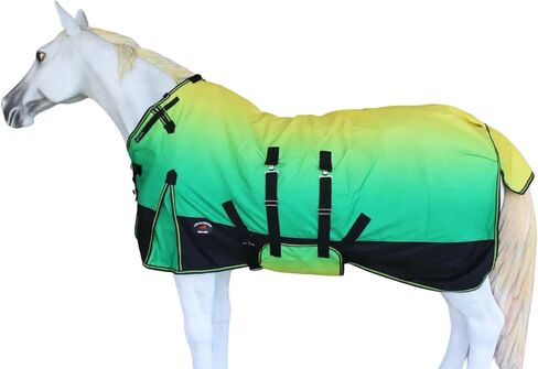 72" Horse 1200D Turnout Waterproof Fleece Lined Medium Winter Blanket 3B103LG in Saudi Arabia