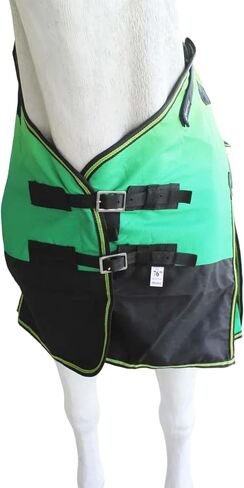 72" Horse 1200D Turnout Waterproof Fleece Lined Medium Winter Blanket 3B103LG in Saudi Arabia