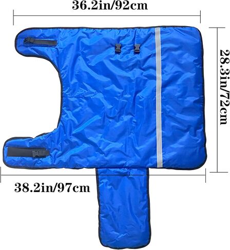 2 حزمة من بطانية العجل، معطف الماعز، بطانية الحصان، ملابس العجل الدافئة السميكة، ملابس العجل الدافئة، ملابس العجل الباردة، ملابس العجل الدافئة، بطانية الحصان للماشية الخضراء in Kuwait