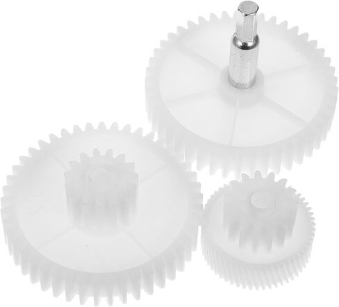 Ciieeo 3pcs Grinder Gear Replacement for Meat Mincer Accessories Versatile Sausage Stuffer Parts for Electric Meat Grinding Machines Easy to Clean Wear Resistant Optimized Grinding in Saudi Arabia