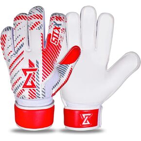 STIXX Goalie Gloves Youth Kids - Soccer Goalie Gloves with Anti Slip Strong Grip