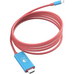 USB C to HDMI Cable 4K HD Switch TV Adapter Support PD Fast Charging for Nintendo Switch/OLED,Steam Deck,MacBook Pro,iPad,Samsung Galaxy and More
