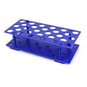 uxcell a14120400ux0370 Laboratory Plastic 28 Hole 17mm Dia 15ML Centrifugal Tube Rack Holder