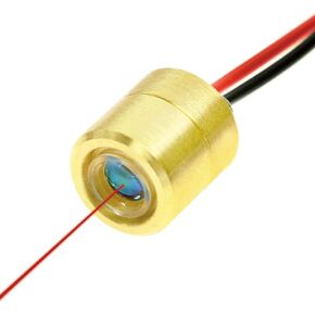 Quarton Mini Dot Size Red Laser Module VLM-635-63-LPO-100 (Class I Eye Safe Laser Module) (Focus: 10cm)