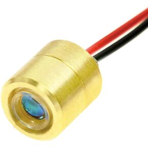 وحدة ليزر حمراء بحجم نقطة صغيرة من Quarton VLM-635-63-LPO-100 (وحدة ليزر آمنة للعين من الفئة الأولى) (التركيز: 10 سم)