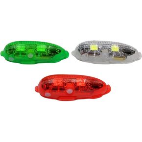 Upgrade V3 Crazy Light Waterproof LED Light Kit for RC Plane Seaplane Jet Airplane Fix Wing Quadcopter, Rechargeable Drone Lights with 3 Mode, Super Mini Strobe Lights for Night Flight
