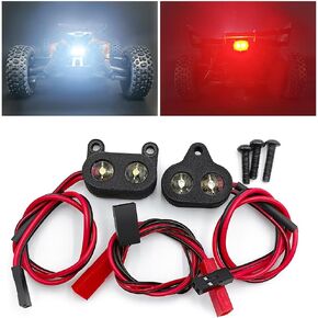 QUPA AM STORE 1Set LED Lights Kit Front & Rear Light for Spotlight for 1/8 Typhon 4WD V3 3S BLX Brushless Buggy Upgrades