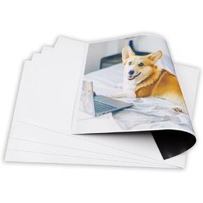 ForTidy Magnetic Sheets, 8.27 x 11.69 inches, 5 Pack, Printable Magnet Photo Paper for Inkjet Printer, Whiteboard, Fridge Magnet Sticker, Crafts and Pattern Storage, Easy to Use and Remove
