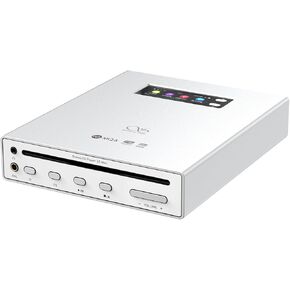 SHANLING Portable Stereo CD Player & DAP EC Mini,Vehicle CD Player,USB DAC,Dual 9219MQ DAC, 384 kHz/32 Bit, DSD256,Bluetooth5.0,MQA-CD Support,248mW@32Ω Output,Support 2TB MicroSD Card(Silver) in Kuwait