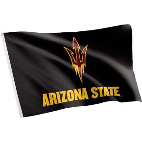 Desert Cactus Arizona State University Flag Sun Devils ASU Flags Banners 100% Polyester Indoor Outdoor 3x5 (Style Y)