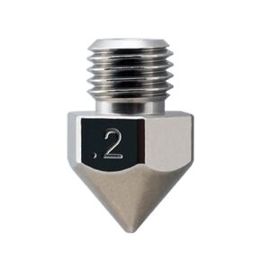فوهة مقاومة للتآكل مطلية بطبقة سويسرية صغيرة لـ Creality CR-10S Pro/CR-10 MAX Original hotend فقط (خيوط M6x.75mm) (.8 مم)