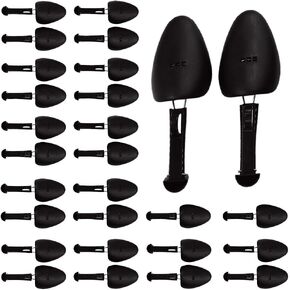 YY YEARCHY 14 Pairs Shoe Trees for Men Adjustable Plastic Shoe Holder Shape Support