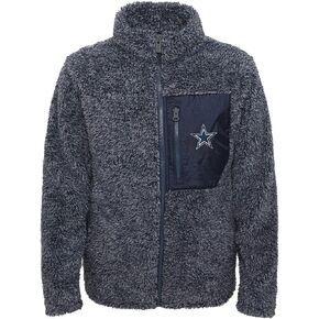 Dallas Cowboys Fan Gear Teddy Full Zip Fleece Jacket