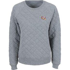 boxercraft Women's NCAA Team Logo Quilted Crew