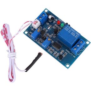 Jadeshay 12V DC Photoresistor Relay Module, Stable Anti-Interference Design for Efficient Light Detection