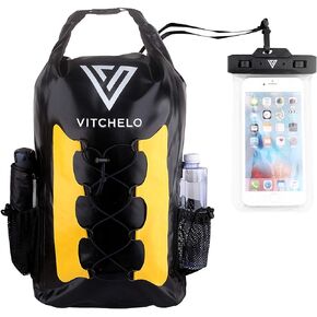 30L Waterproof Dry Bag Backpack with Phone Case, Gifts for Men and Women, Floating Dry Bag Lightweight Backpack for Hiking, Travel, Kayaking, Beaching, Swimming, Boating, Rafting, Camping and Fishing