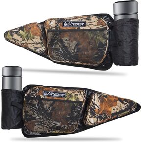 RZR Side Door Bags-Heavy Duty 1680D Nylon Door Bags for Polaris RZR XP 1000 900XC S900 Passenger and Driver Side Storage Bag with Knee Protection (Camouflage)