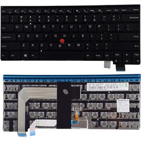 SUNMALL Replacement Keyboard Compatible with Lenovo ThinkPad T460s T470s (Not Fit T460 T460p T470 T470p) No Backlit 00PA452 00PA482 SN20H42364