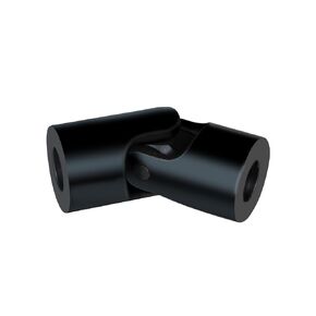 1 Pcs 18X32X74mm Universal Joint Steering Black Shaft Coupling, The Motor is Connected to The Main Shaft to Transmit Torque